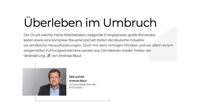 Ueberleben Im Umbruch Andreas Blaut Eps